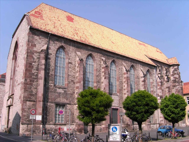 The Pauliner Church, once the seat of the University Library in which Heinrich Heine, the Brothers Grimm, and Goethe worked