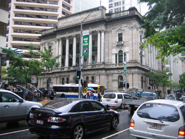 The National Australia Bank Building located on Queen Street