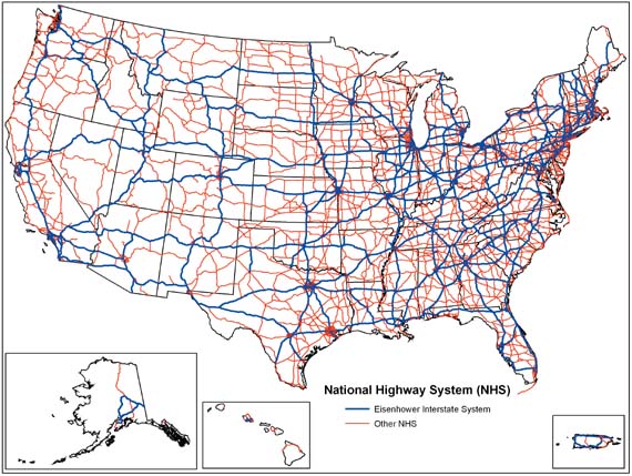 US Interstate Highway System