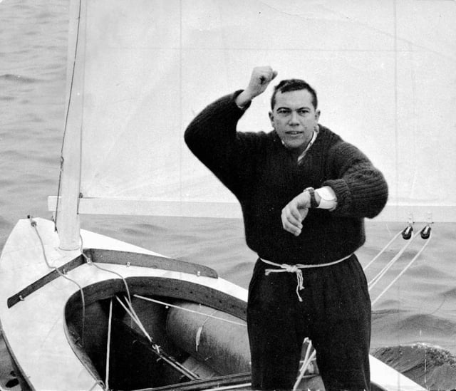 Elvstrøm at the 1960 Olympics