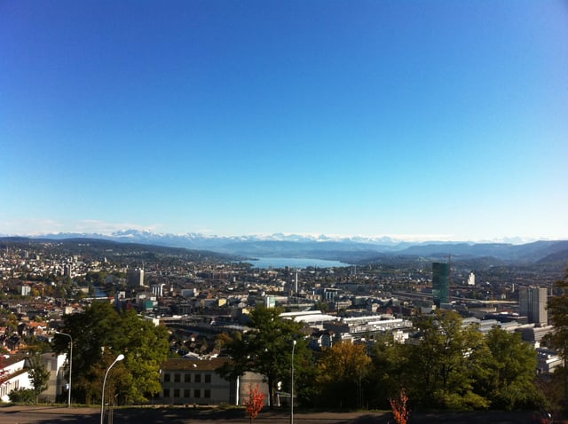 Zürich from Waidberg
