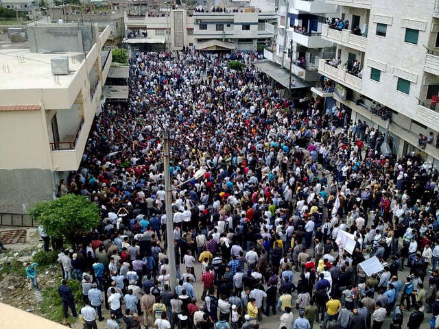 Anti-government demonstrations in Baniyas