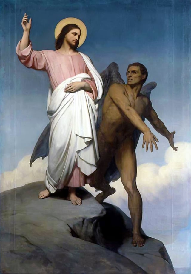The Temptation of Christ (1854) by Ary Scheffer