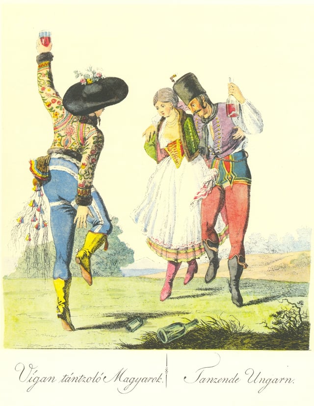 Dancing Hungarians, 1816.