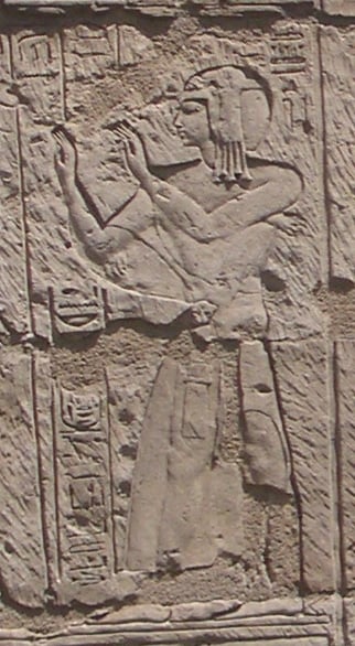 Relief representing the High Priest of Ptah, Shoshenq.