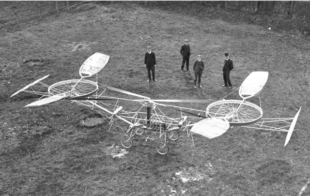 Paul Cornu's helicopter, 1907
