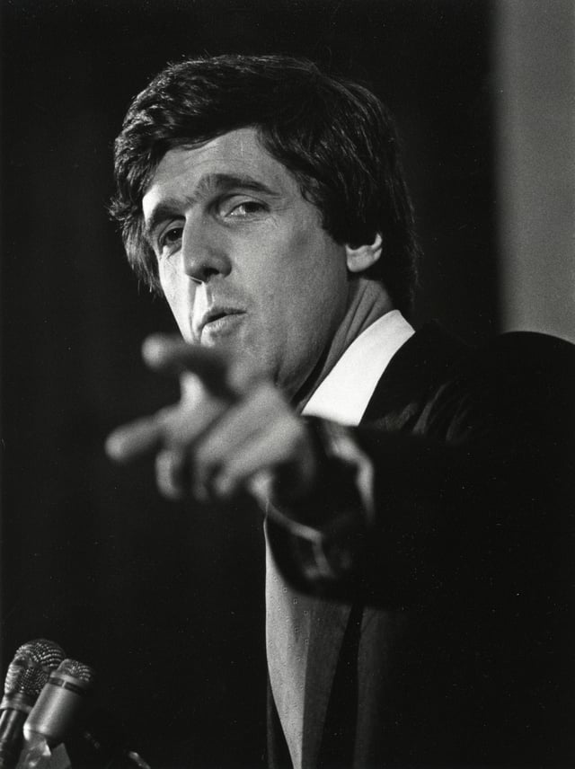 Kerry during his 1984 campaign