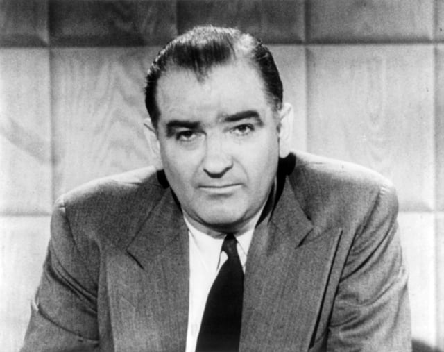Senator Joseph McCarthy of Wisconsin