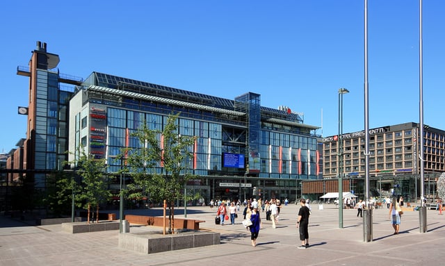 Kamppi Center, a shopping and transportation complex in Kamppi
