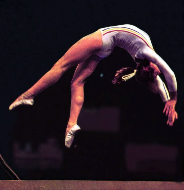 Comăneci in 1976