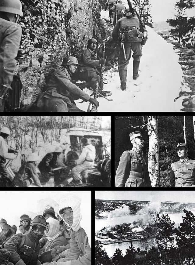 Scenes from the Norwegian Campaign in 1940