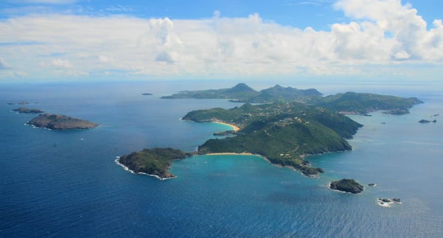 A view of St. Barthélemy