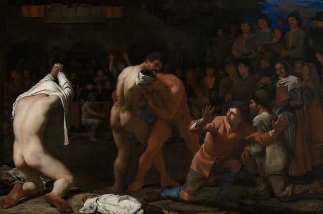 Michiel Sweerts, Wrestling Match, 1649