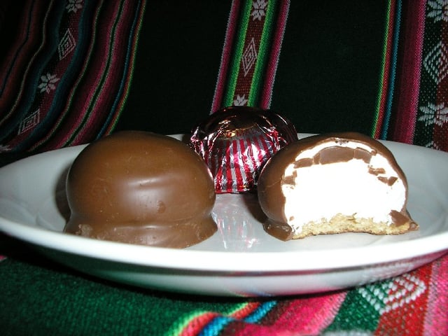 Two-and-a-half Tunnock's Teacakes