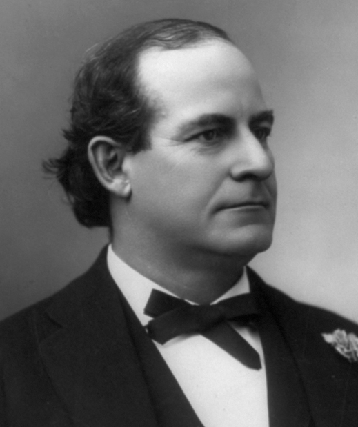 William Jennings Bryan's support played a major role in the nomination of Wilson