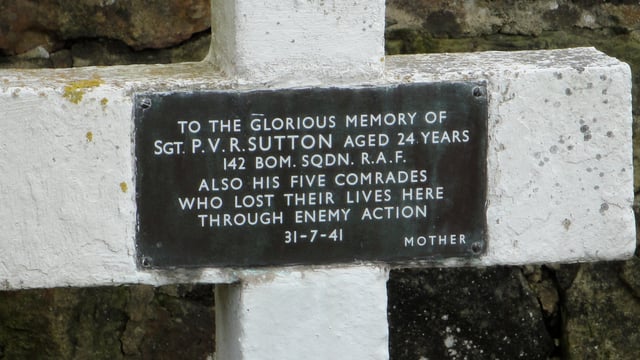 Detail of the Airman's Grave at Ashdown Forest