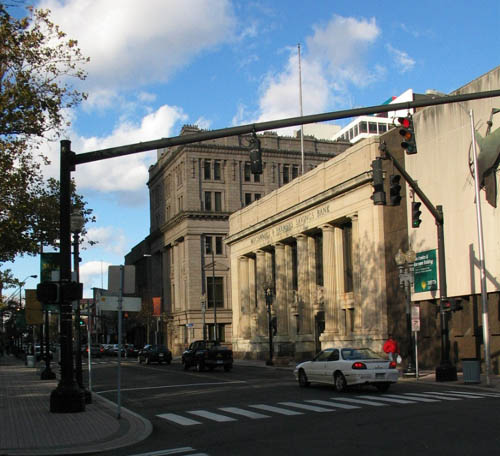A street scene in Bridgeport