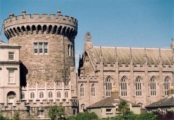 Dublin Castle, with its 13th-century tower, was the fortified seat of British rule in Ireland until 1922