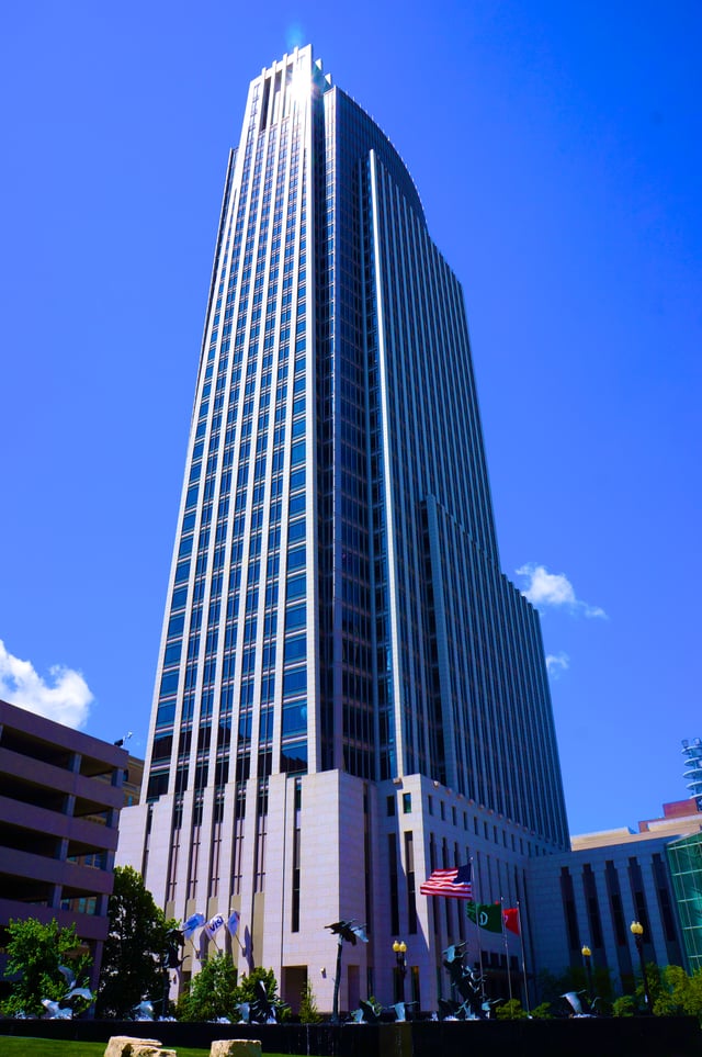 One First National Center has been the tallest building in Omaha since 2002.