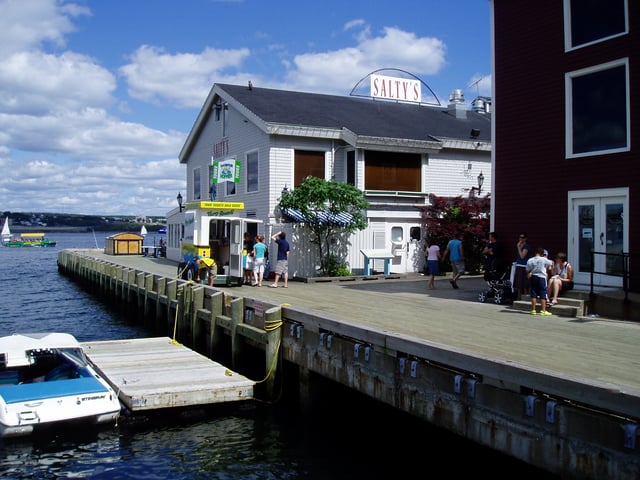 The Halifax Boardwalk is a public footpath along Halifax Harbour.