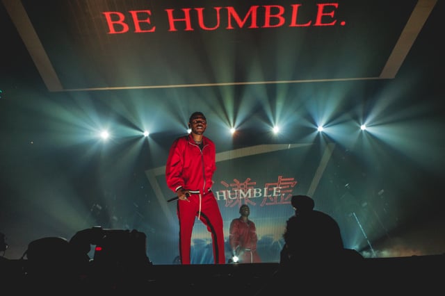 Lamar on The DAMN. Tour in 2017.