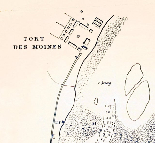 Fort Des Moines, MontroseLee's hand-drawn sketch