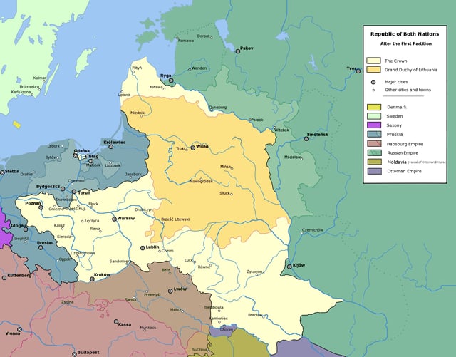 The Polish–Lithuanian Commonwealth after the First Partition (1772)