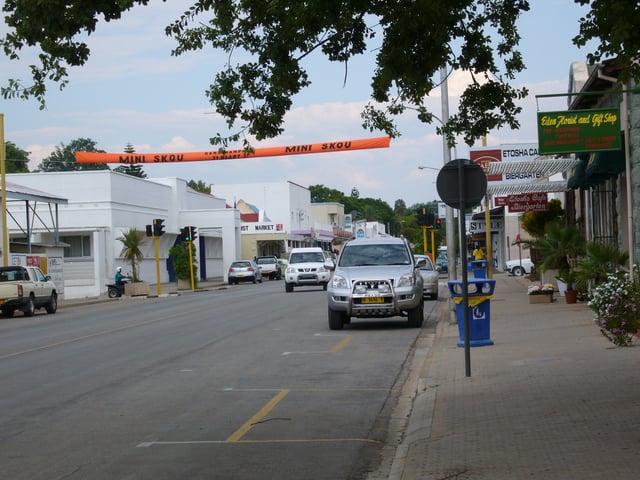 Tsumeb's main road