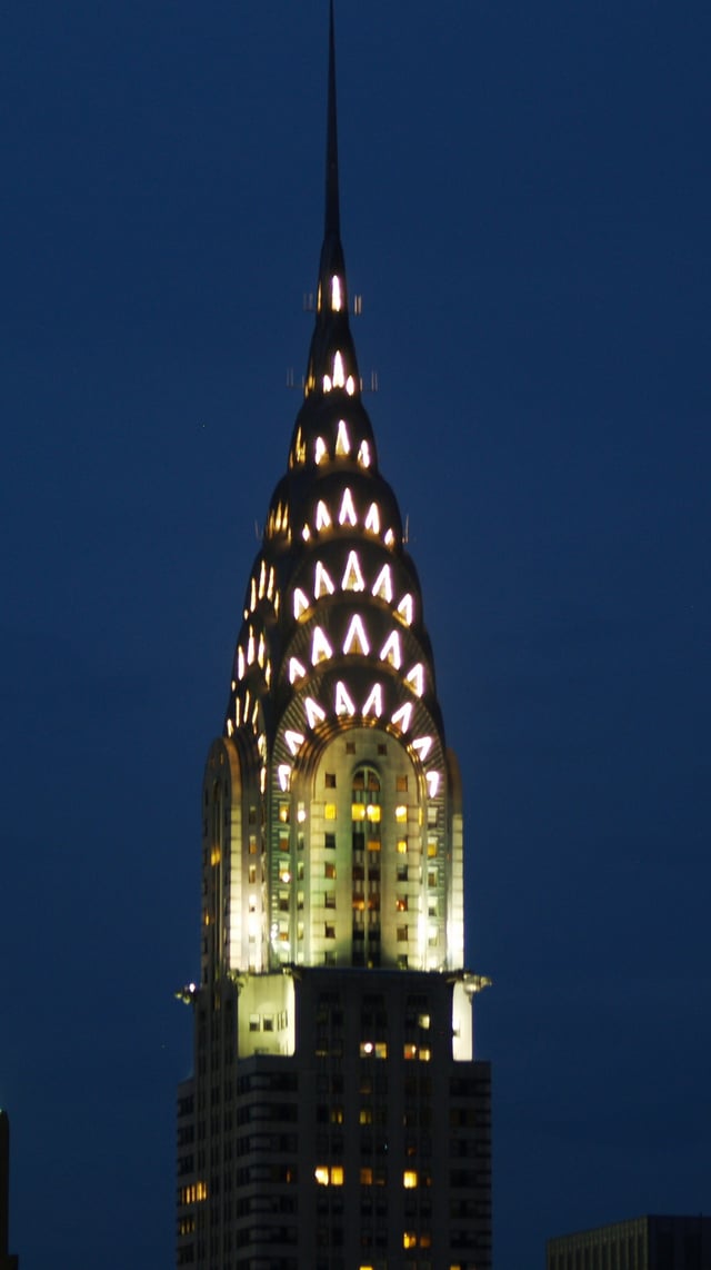 Illumination of the building at night