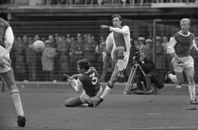 AFC Ajax player Johan Cruyff, 1967.