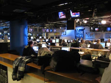 FNC's newsroom, November 15, 2007.