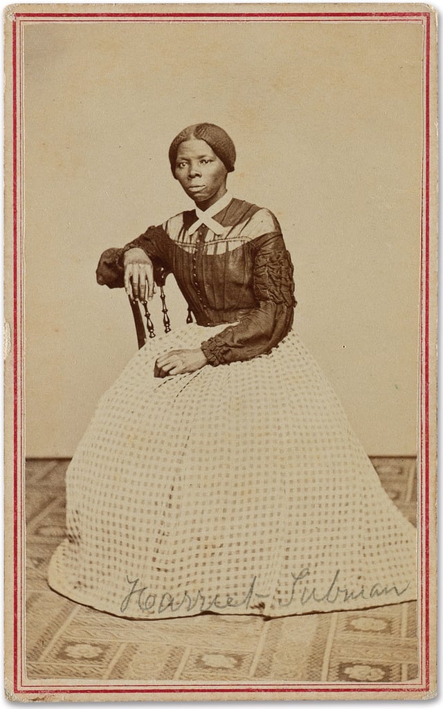 Harriet Tubman, an African-American fugitive slave, abolitionist, and conductor of the Underground Railroad