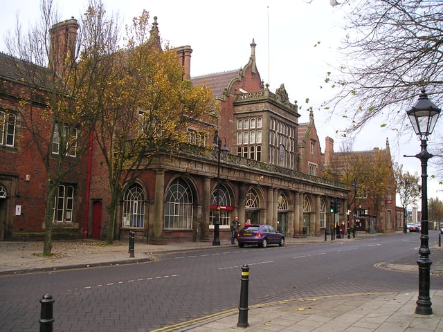Stoke-on-Trent railway station, built 1848.