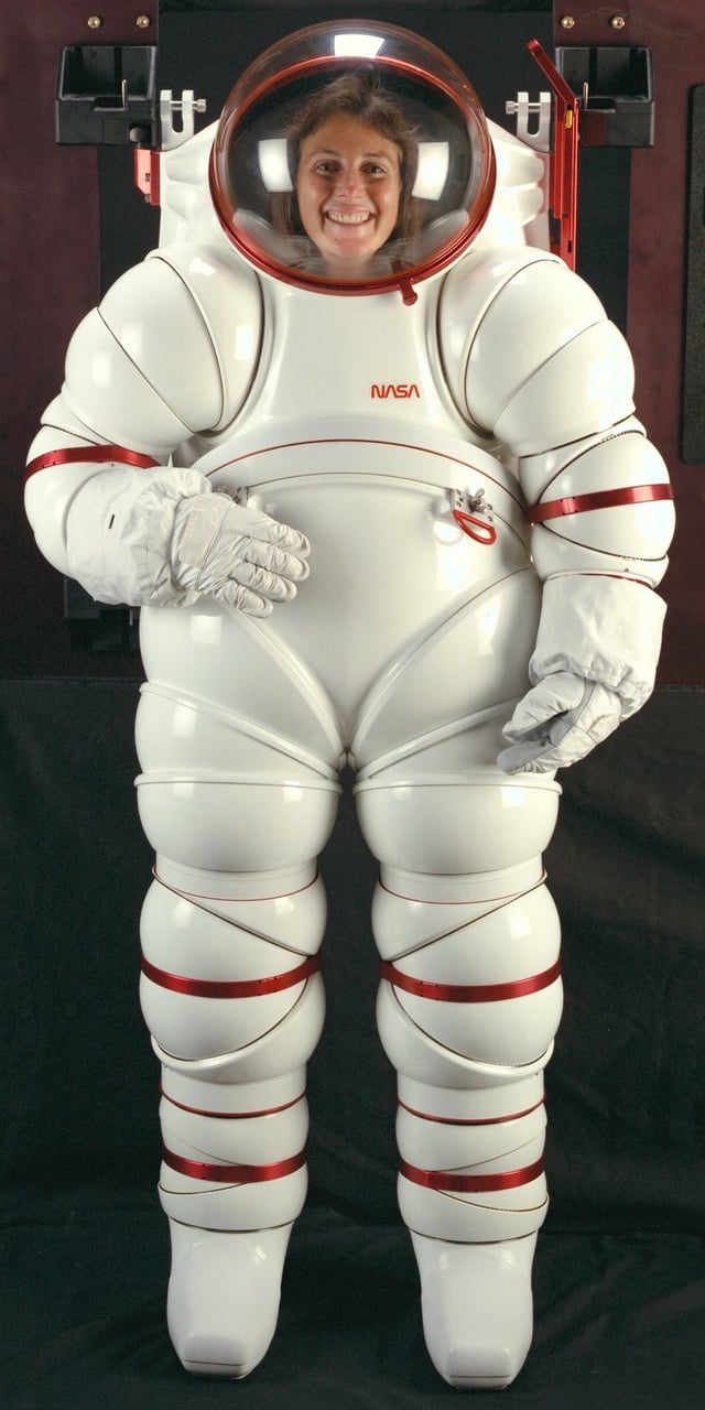 NASA developed this hard-suit in the 1980s at the Ames Research Center