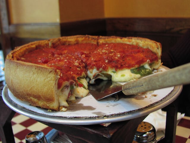 Stuffed pizza from Giordano's