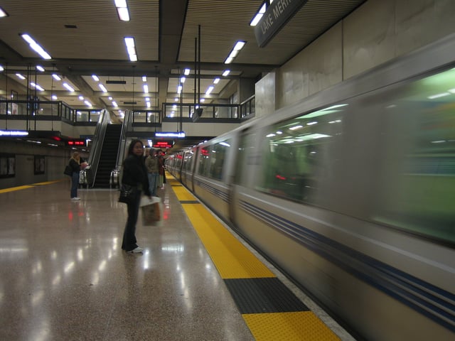 The Lake Merritt BART station