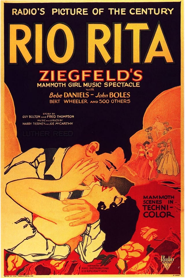 Rio Rita (1929), first smash hit for RKO (then releasing films under the "Radio Pictures" banner)