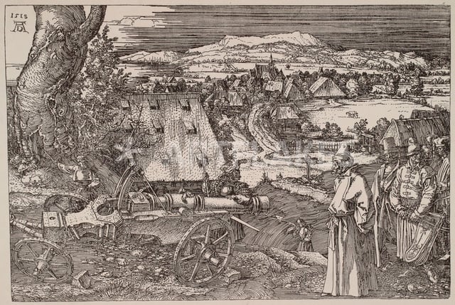 "The Great Gun" (1518), an allegorical representation by Albrecht Dürer of the Turkish menace for the German lands