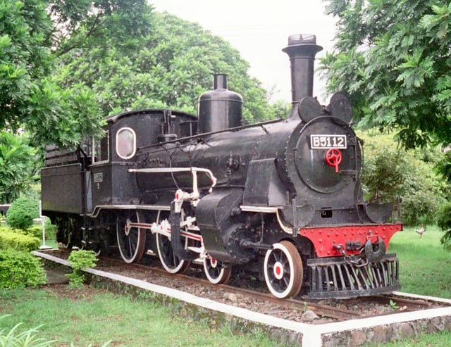 B 5112 before being reactivated in Ambarawa Railway Museum, Indonesia