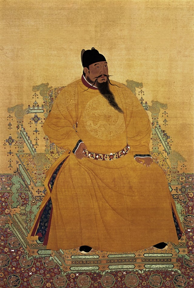 Portrait of the Yongle Emperor (ruled in 1402–24)