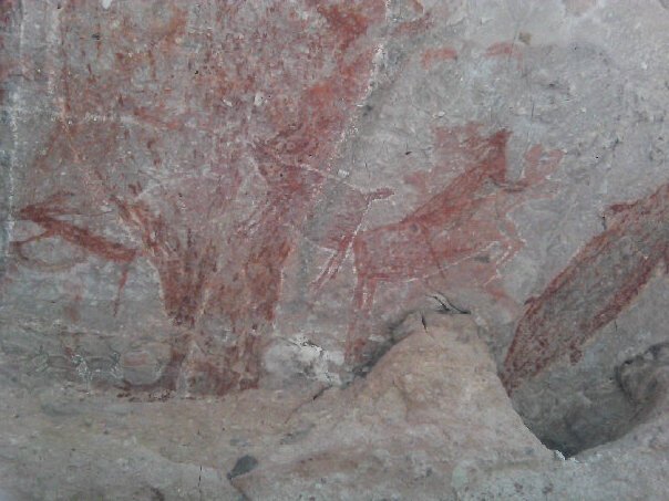 Cave art painting occurred about 7,500 years old in Baja California Peninsula. Culturally and geographically very distinct from Mesoamerica, indigenous peoples inhabited the region since the end of the Pleistocene.