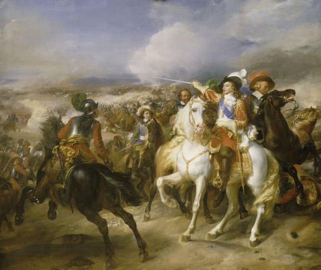 Condé at the Battle of Lens, 20 August 1648