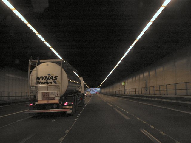 Inside the Bell Common Tunnel near Epping