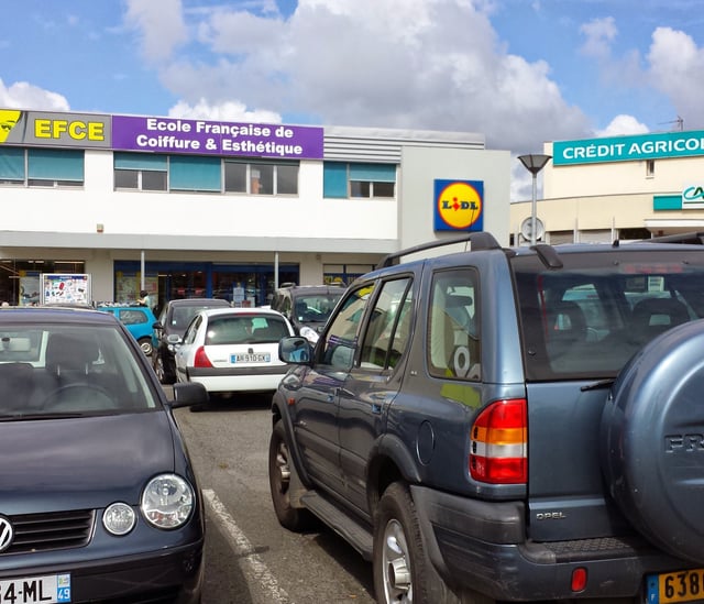 A Lidl store in Angers, France