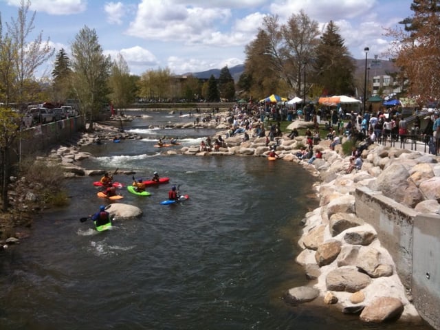 Reno Whitewater Festival at the whitewater park in Reno