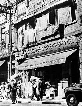 Arab immigrants in the city of São Paulo, 1940s