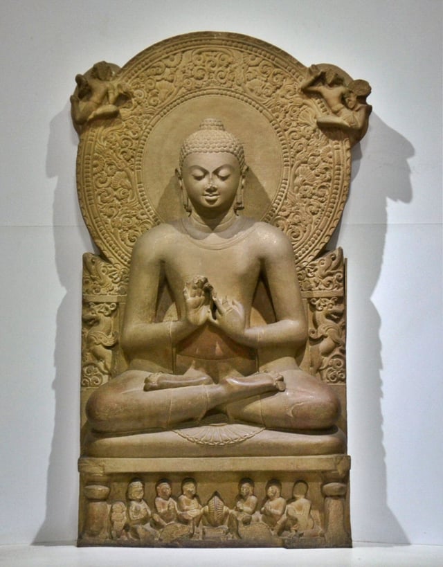 Meditating Buddha from the Gupta era, 5th century CE.