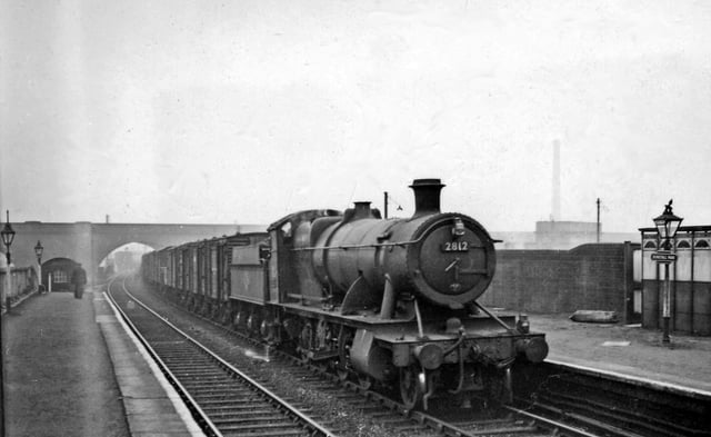 Dunstall Park railway station in 1958