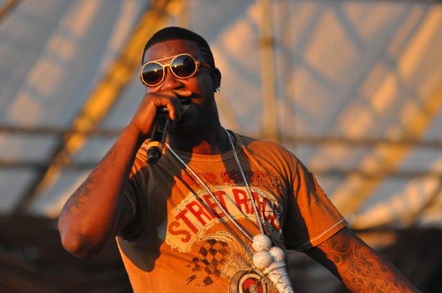 Gucci Mane performing on August 29, 2010