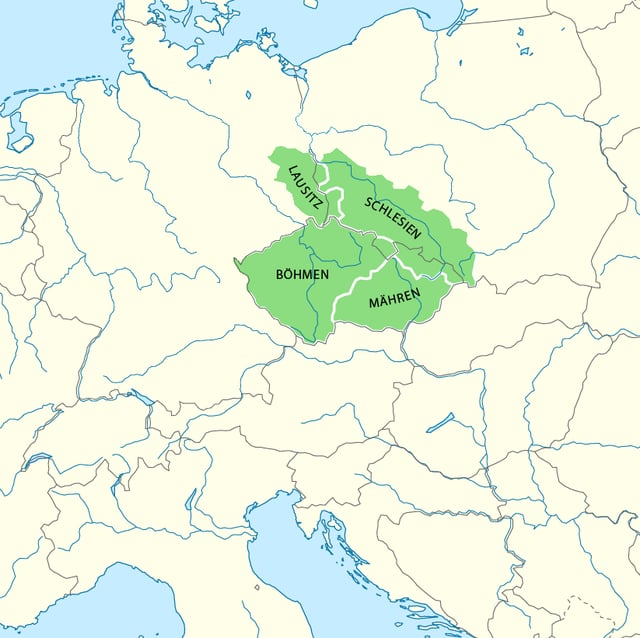 Lands of the Bohemian Crown since the reign of Holy Roman Emperor Charles IV